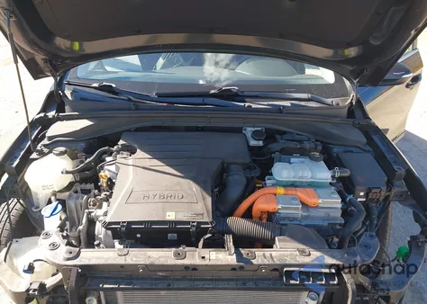 2018 Hyundai Ioniq Hybrid Sel из США, поврежденный, VIN KMHC75LC6JU090501